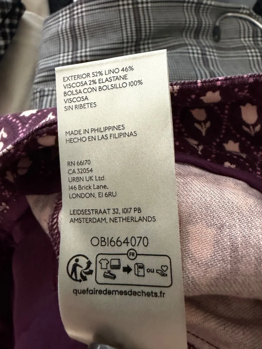 Anthropologie Maeve "the Naomi" floral print Pant NWT sz 10 - Picture 6 of 6
